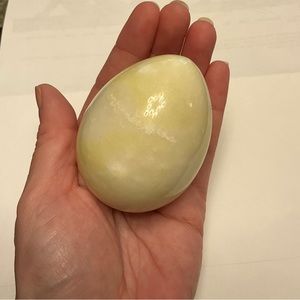 Large Yellow Calcite Egg